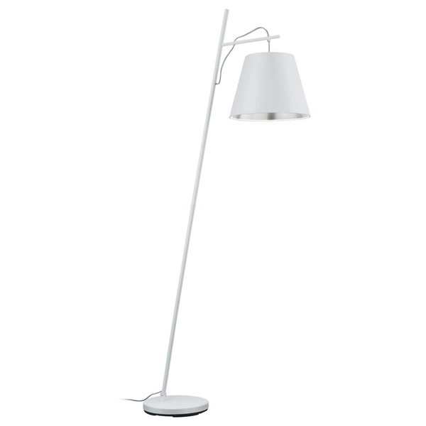 Stojąca LAMPA podłogowa ANDREUS 407500189 Trio salonowa OPRAWA metalowa biała OUTLET