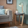 Stołowa lampa regulowana Swivel 92716/04 skandynawska drewniana zielona