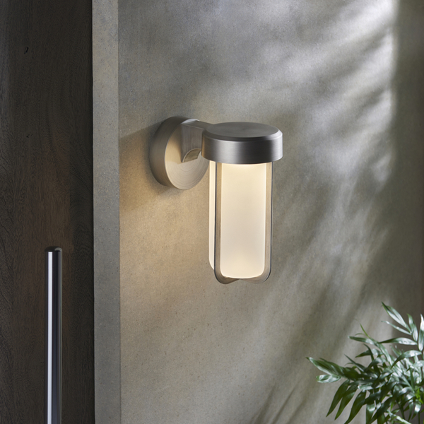 Elewacyjny kinkiet tuba L&-194990 Light& LED 8W 2700K IP44 srebrny
