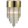 Kryształowy kinkiet Draco ST-88003W-M gold Step do salonu złoty
