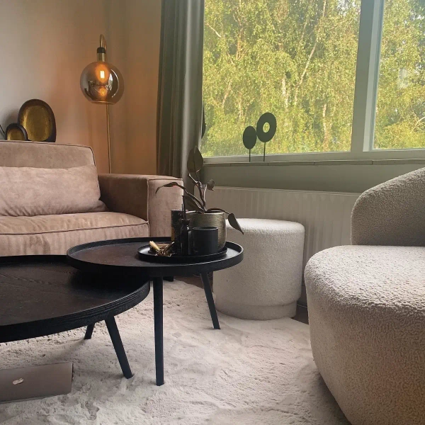 Stojąca lampa do salonu Julius 34738/01/65 Lucide loft czarna złota