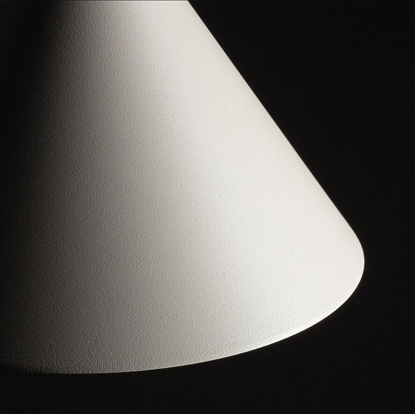 Zwis salonowy stożek Zenith 10880 Nowodvorski nad stół metalowy jasnoszary