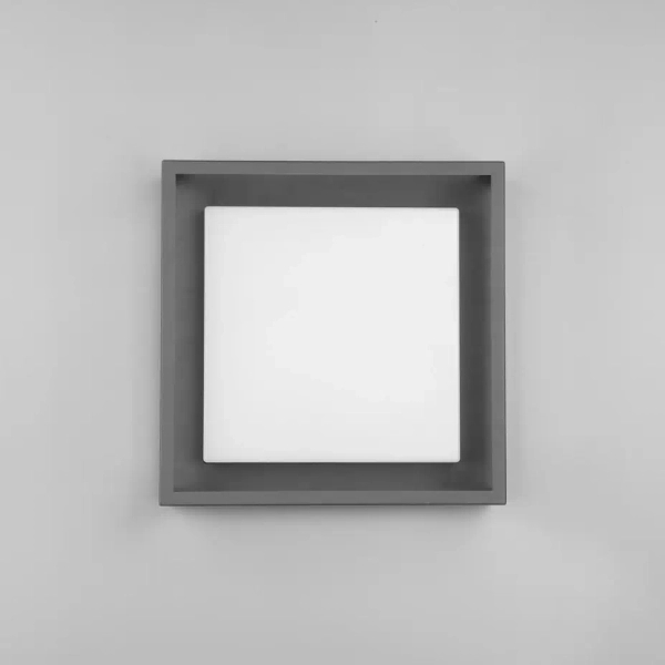 Plafon WITHAM 677860142 antracytowy LED 14W 2300-4000K kwadratowy