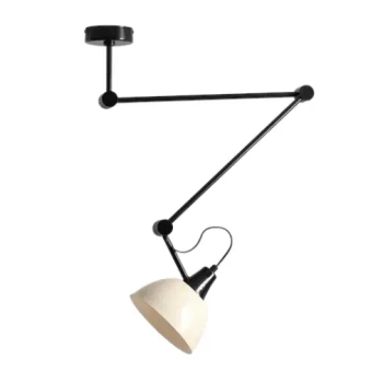 Sufitowa lampa kierunkowa AIDA 1141PL_G3_9 metalowa czarna kremowa
