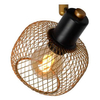 Kinkiet LAMPA ścienna MAREN 77978/01/02 Lucide regulowana OPRAWA reflektorek sufitowy loft mosiądz złoty