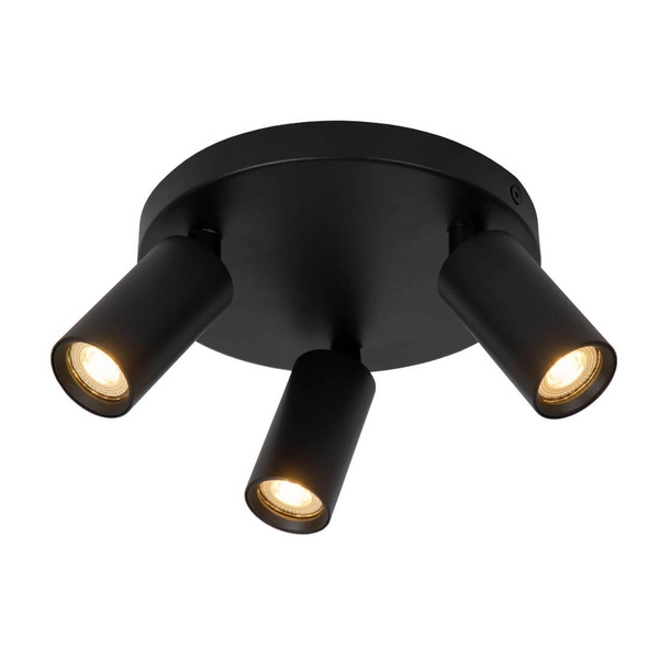 Sufitowa lampa potrójna RITMO 09942/13/30 tuby metalowe czarne