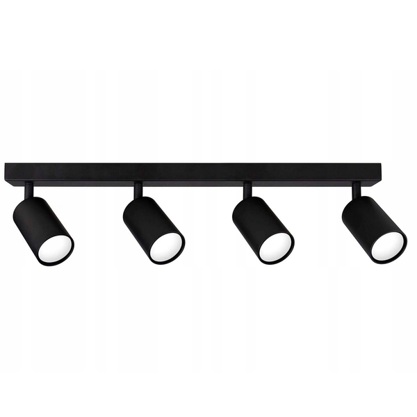 Kierunkowy plafon jadalniany SLP8175 minimalistyczne tuby czarne