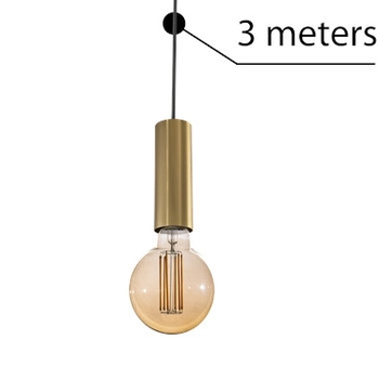 Zawiesie przewód 3m Ziko AZ3455 Azzardo loftowy moduł wiszący mosiądz