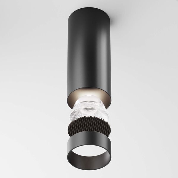 Lampa sufitowa Focus C056CL-L12B4K-W-B LED 12W 4000K czarna