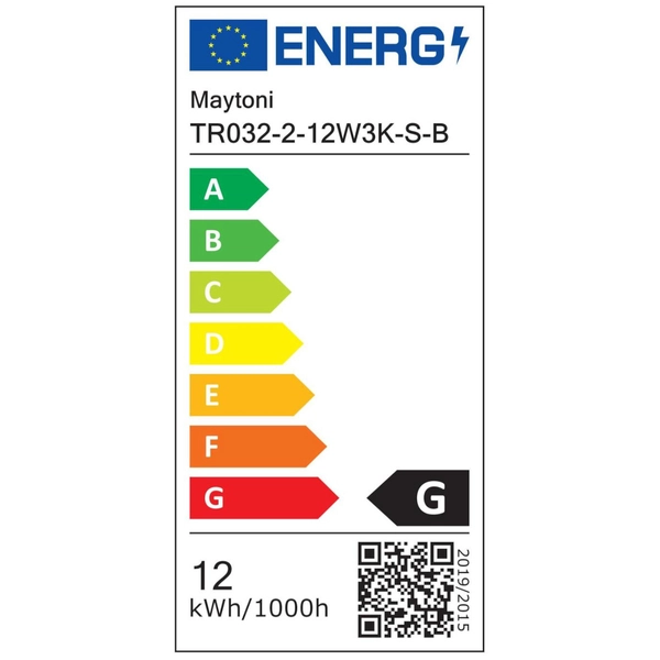 Regulowana lampa do szynoprzewodu Focus TR032-2-12W3K-S-B LED 12W 3000K czarna