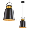 Wisząca lampa ISLAND MD1038-1M metalowa industrialny zwis loft czarny złoty