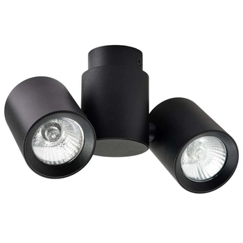 Sufitowa LAMPA plafon BOSTON LP-741/2W BK Light Prestige metalowa OPRAWA regulowane tuby czarne