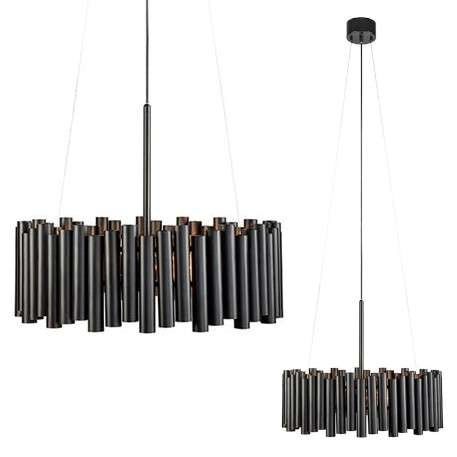LAMPA wisząca LEVEL 107925 Markslojd metalowa OPRAWA modernistyczny ZWIS rurki czarne