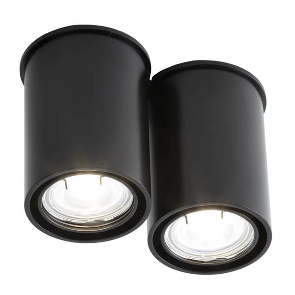 LAMPA sufitowa OSAKA 1120 Shilo natynkowa OPRAWA plafon spot tuby DOWNLIGHT czarny