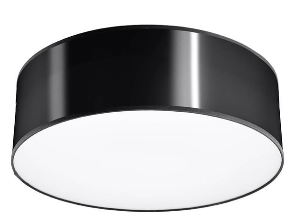 Kinkiet LAMPA ścienna SL.0127 okrągła OPRAWA plafon czarny