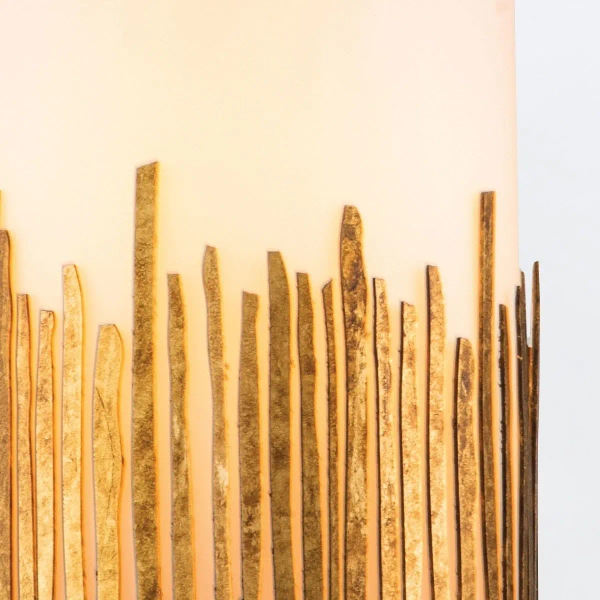 Podłużna zwisająca lampa Sawgrass QN-SAWGRASS-MP-DG-O szklana złota