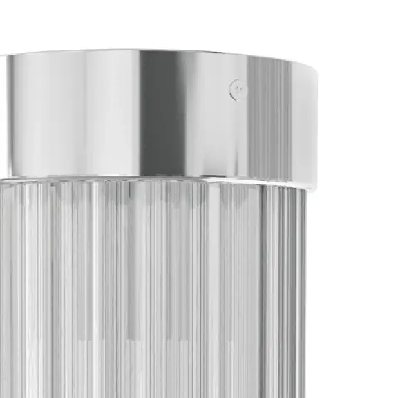 Nastropowa szklana lampa Fiatto PL Cromo 8 OR86072 chrom