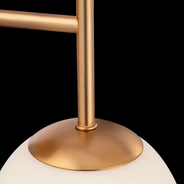 Modernistyczna LAMPA ścienna ERICH MOD221WL-02G Maytoni szklane kule kinkiet mosiądz