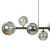 Nowoczesna lampa do salonu SERENITY 1214 podłużna kule czarna