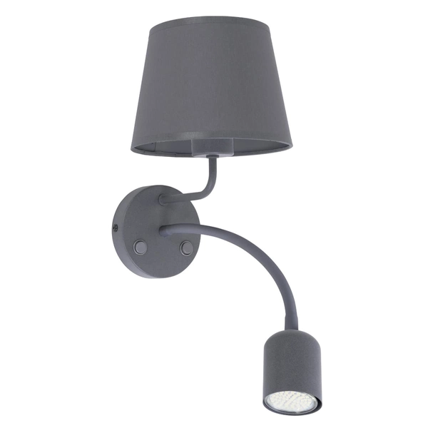 Podwójny kinkiet do czytania Maja 2536 TK Lighting abażurowy czarny