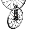 Rustykalna LAMPA wisząca BICYKL 307569 Polux metalowa OPRAWA zwis LED 33W 3000K kaskada koła rowerowe circles chrom