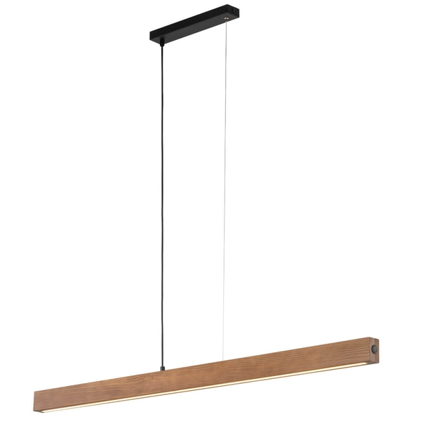 Zwisająca lampa Teo 1449 LED 13W 3000K belka listwa drewniana