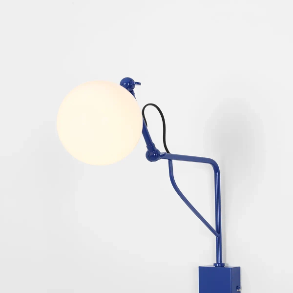 Kinkiet ścienny regulowany SOHO 1105C25_M metalowy kobaltowy