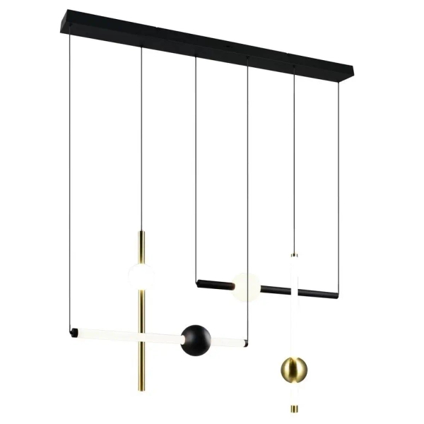 Designerska lampa wisząca Melita 331510680 LED 21W 2300-4000K czarny złoty