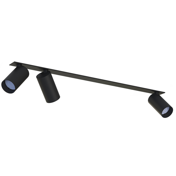 3-punktowa lampa nowoczesna Mono 7835 metalowa listwa czarna