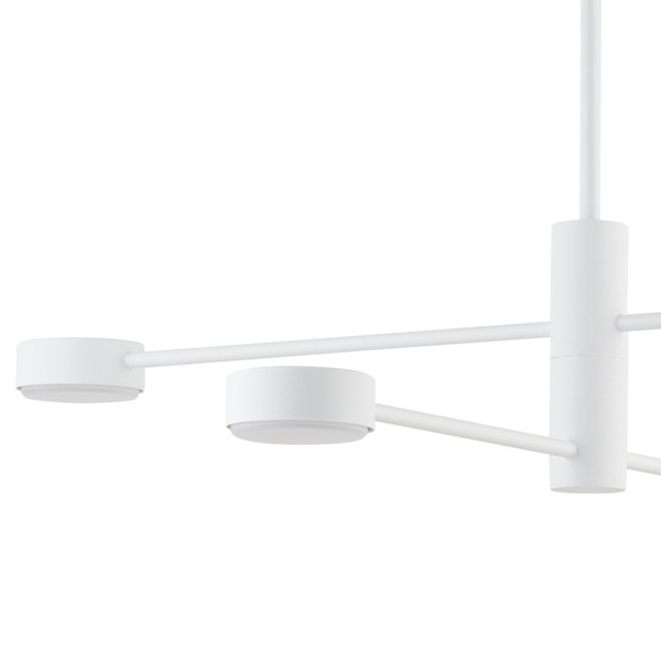 Nowoczesna LAMPA sufitowa ORBIT 7941 Nowodvorski metalowe pręty regulowane do biura sticks białe