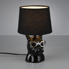 Dekoracyjna lampka stołowa Dosy R50231002 RL Light pies w okularach czarny