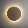 Nowoczesna ścienna lampa Luna Sabia 10624 okrągła koło beżowy