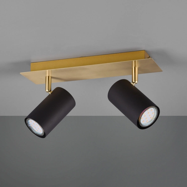 Plafon sufitowy VANTOS DL280802400 Trio z regulacją sople czarny złoty