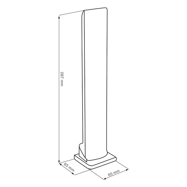 Lampka nocna Gamer 326591 Polux LED 5W funkcja RGB czarna biała