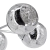 Nowoczesna lampa sufitowa 2209/5 8C nad łóżko kule chrom
