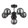 Sufitowa lampa do salonu Oscar 101147 loftowa czarny przydymiony