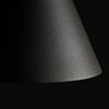 Zwieszana lampa stożkowa ZENITH 11454 do salonu jedwabisty grafit