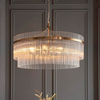 Szklana lampa wisząca Marietta Grand 112574 na łańcuchu mosiądz