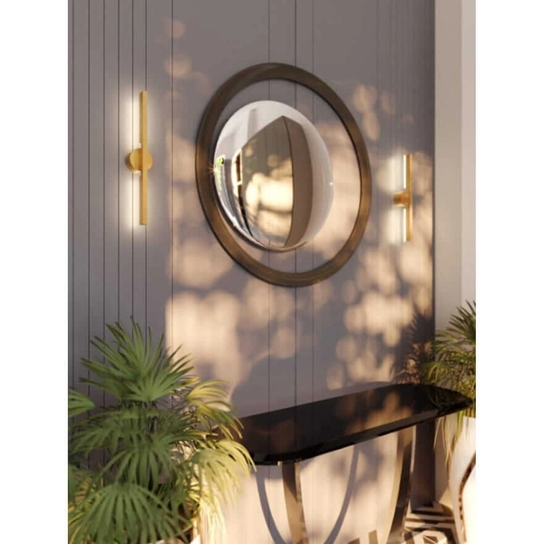 Ścienny kinkiet do salonu Merano W0347 LED 10W 3000K listwa złoty