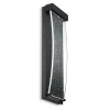 Elewacyjna lampa ścienna Kabo QN-KABO-M-BK LED 10W 3000K IP44 czarny