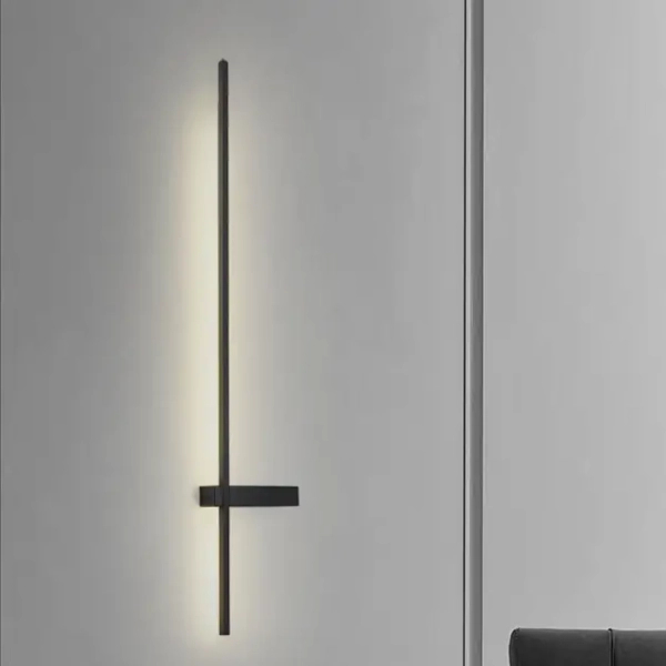 Metalowy kinkiet ścienny CROSA CGCROS90 LED 18W 3000K czarny