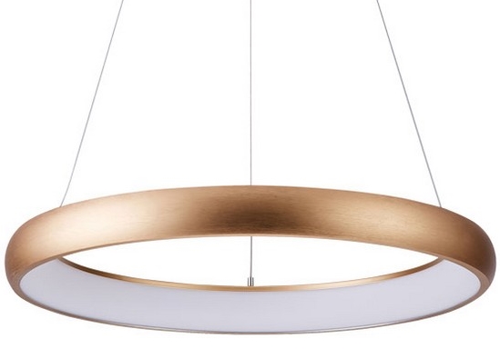 Lampa zwisowa Antonio AZ5064 LED 50W 3000-6500K pierścień złoty