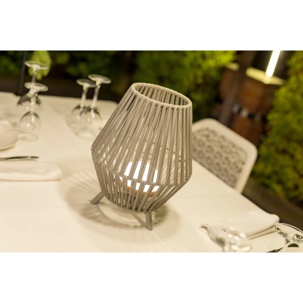 Ogrodowa lampa stołowa CONTA 3115 LED 9W 3000K IP54 szara