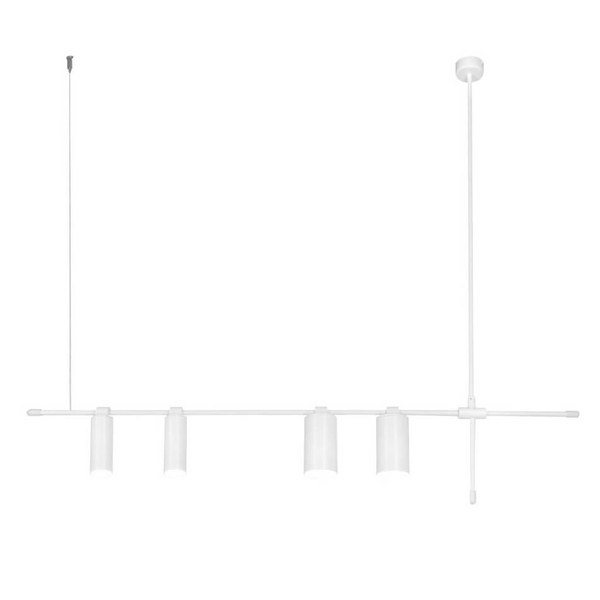 Wisząca LAMPA industrialna NAMASU 7929 Shilo regulowana OPRAWA metalowy ZWIS tuby białe