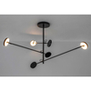 Nowoczesna lampa sufitowa LED Bobbie MSE1501100150 Moosee 28W 3000K czarna