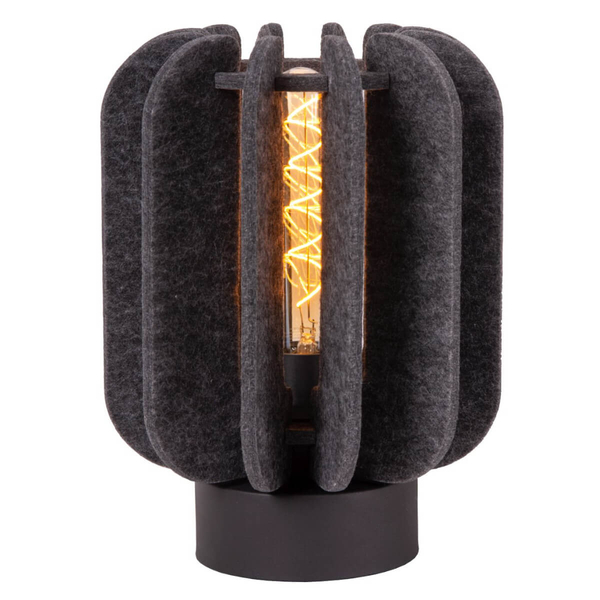 Lampka nocna z filcu Rafal 45592/01/36 czarna szara