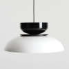 Lampa wisząca nad wyspę ALDO 1152G2_3_C do jadalni biała czarna