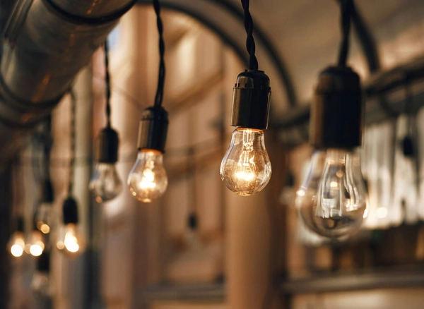 Zewnętrzna dekoracja na balkon 10 szt 10m IP44 czarna