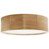 Drewniana lampa sufitowa 137623622082 okrągła z sesnsorem