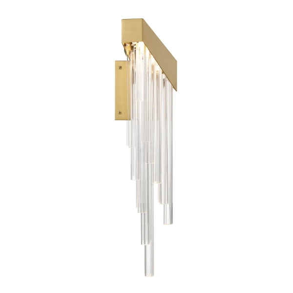 Ścienna lampa glamour Vivien QN-VIVIEN-1W-BG LED 12W 3000K złota